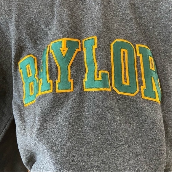 Champion Baylor Crew Neck Sweat Shirt Pullover Vintage Size Small - Picture 3 of 6